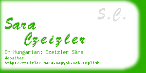sara czeizler business card